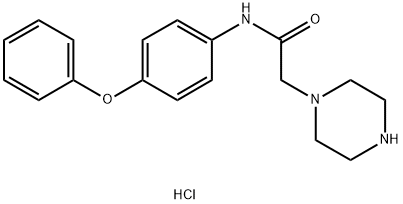 1-piperazineacetamide, N-(4-phenoxyphenyl)- Struktur