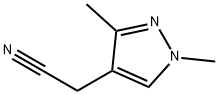 (1,3-Dimethyl-1H-pyrazol-4-yl)acetonitrile Struktur