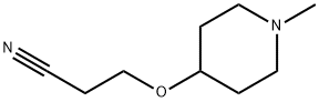 3-[(1-Methylpiperidin-4-yl)oxy]propanenitrile Struktur