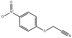 [(4-Nitrophenyl)thio]acetonitrile Struktur