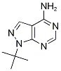 1-tert-Butyl-1H-pyrazolo[3,4-d]pyrimidin-4-amine Struktur