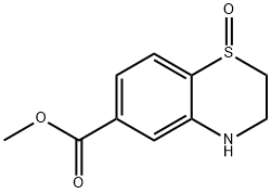 Methyl 1-oxo-1,2,3,4-tetrahydro-1lambda~4~,4-benzothiazine-6-carboxylate Struktur