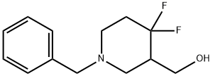 (1-Benzyl-4,4-difluoropiperidin-3-yl)methanol Struktur