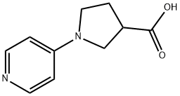 1-PYRIDIN-4-YLPYRROLIDINE-3-CARBOXYLICACID Struktur