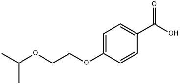 4-(2-ISOPROPOXYETHOXY)BENZOIC ACID Struktur