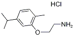 2-(5-ISOPROPYL-2-METHYL-PHENOXY)-ETHYLAMINEHYDROCHLORIDE Struktur