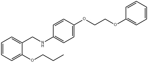 4-(2-Phenoxyethoxy)-N-(2-propoxybenzyl)aniline Struktur