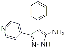 4-Phenyl-3-pyridin-4-yl-1H-pyrazol-5-amine Struktur