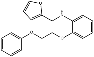 N-(2-Furylmethyl)-2-(2-phenoxyethoxy)aniline Struktur