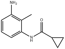 N-(3-Amino-2-methylphenyl)cyclopropanecarboxamide Struktur