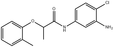 N-(3-Amino-4-chlorophenyl)-2-(2-methylphenoxy)-propanamide Struktur