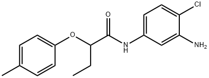 N-(3-Amino-4-chlorophenyl)-2-(4-methylphenoxy)-butanamide Struktur