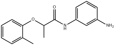 N-(3-Aminophenyl)-2-(2-methylphenoxy)propanamide Struktur