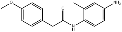 N-(4-Amino-2-methylphenyl)-2-(4-methoxyphenyl)-acetamide Struktur