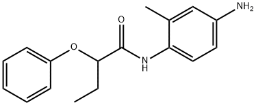 N-(4-Amino-2-methylphenyl)-2-phenoxybutanamide Struktur