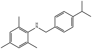 N-(4-Isopropylbenzyl)-2,4,6-trimethylaniline Struktur