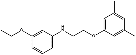 N-[2-(3,5-Dimethylphenoxy)ethyl]-3-ethoxyaniline Struktur