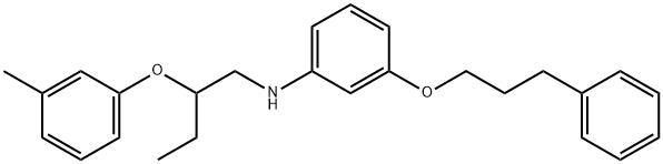 N-[2-(3-Methylphenoxy)butyl]-3-(3-phenylpropoxy)aniline Struktur