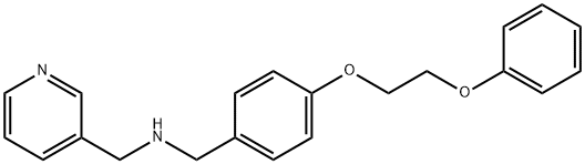 N-[4-(2-Phenoxyethoxy)benzyl](3-pyridinyl)-methanamine Struktur