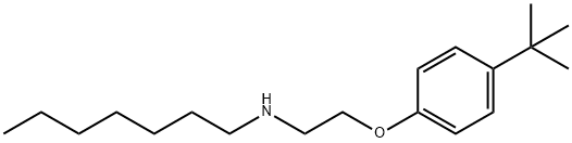 N-{2-[4-(tert-Butyl)phenoxy]ethyl}-1-heptanamine Struktur