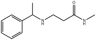 N-Methyl-3-[(1-phenylethyl)amino]propanamide Struktur