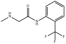 2-(methylamino)-N-[2-(trifluoromethyl)phenyl]acetamide Struktur