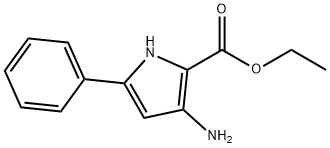 ethyl 3-amino-5-phenyl-1H-pyrrole-2-carboxylate Structure