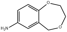 2,3-dihydro-5H-1,4-benzodioxepin-7-amine Struktur