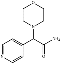 2-morpholin-4-yl-2-pyridin-4-ylacetamide Struktur