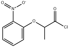 2-(2-nitrophenoxy)propanoyl chloride Struktur