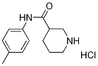 N-(4-Methylphenyl)-3-piperidinecarboxamidehydrochloride Struktur