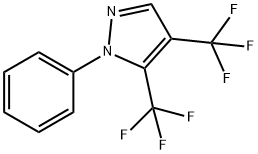 1-Phenyl-4,5-bis-(trifluoromethyl)-1H-pyrazole Struktur