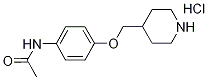 N-[4-(4-Piperidinylmethoxy)phenyl]acetamidehydrochloride Struktur