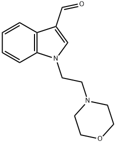 1-(2-Morpholin-4-yl-ethyl)-1H-indole-3-carbaldehyde Struktur