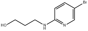 3-[(5-Bromo-2-pyridinyl)amino]-1-propanol Struktur