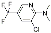 3-Chloro-N,N-dimethyl-5-(trifluoromethyl)-2-pyridinamine Struktur