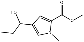 Methyl 4-(1-hydroxypropyl)-1-methyl-1H-pyrrole-2-carboxylate Struktur