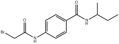 4-[(2-Bromoacetyl)amino]-N-(sec-butyl)benzamide Struktur