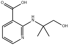 2-[(2-Hydroxy-1,1-dimethylethyl)amino]-nicotinic acid Struktur