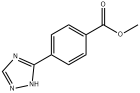 benzoic acid, 4-(4H-1,2,4-triazol-3-yl)-, methyl ester Struktur