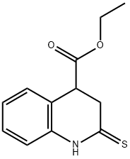 Ethyl 2-thioxo-1,2,3,4-tetrahydroquinoline-4-carboxylate Struktur