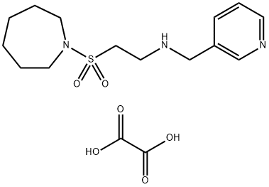 [2-(Azepan-1-ylsulfonyl)ethyl](pyridin-3-ylmethyl) amine oxalate Struktur