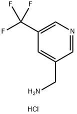 C-(5-Trifluoromethyl-pyridin-3-yl)-methylamine dihydrochloride Struktur