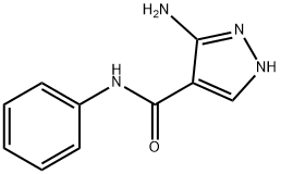 5-Amino-N-phenyl-1H-pyrazole-4-carboxamide Struktur