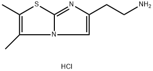 [2-(2,3-Dimethylimidazo[2,1-b][1,3]thiazol-6-yl)-ethyl]amine dihydrochloride Struktur