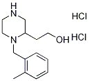 2-[1-(2-Methylbenzyl)-2-piperazinyl]ethanol dihydrochloride Struktur