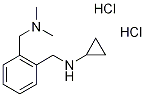 N-{2-[(Dimethylamino)methyl]-benzyl}cyclopropanamine dihydrochloride Struktur