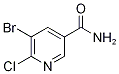 5-Bromo-6-chloropyridine-3-carboxamide Struktur