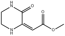 Methyl (2E)-(3-oxopiperazin-2-ylidene)acetate Struktur