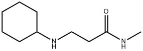 3-(CYCLOHEXYLAMINO)-N-METHYLPROPANAMIDE Struktur